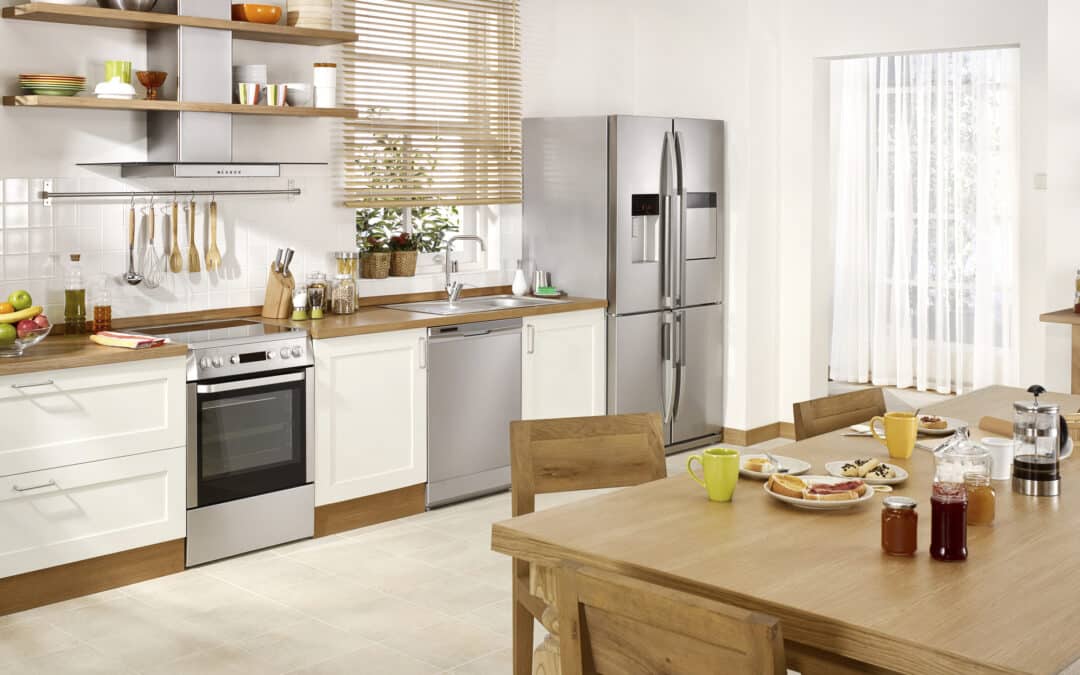 breakfast table in a kitchen