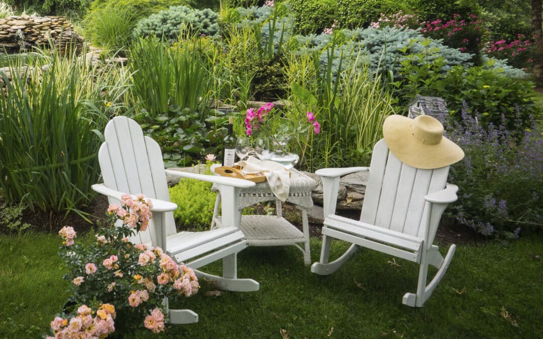 white adirondack chairs