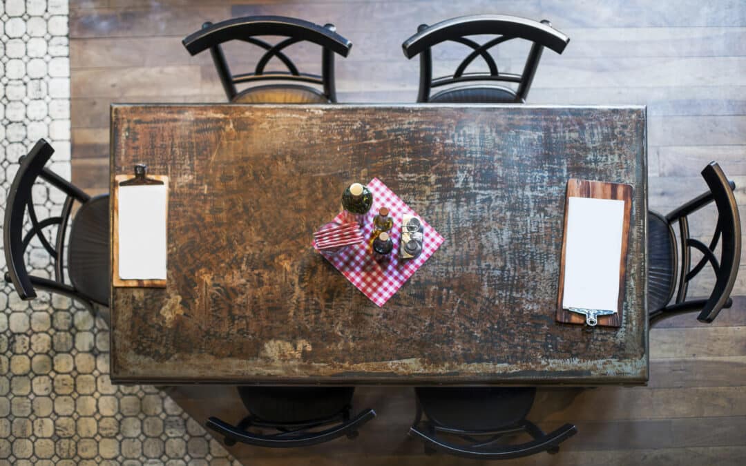 antique wood table