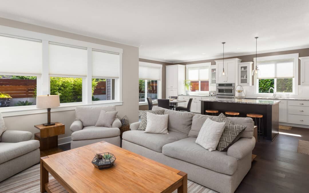 coffee table in a living room