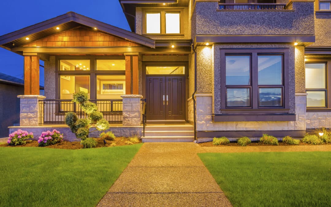 the front door of a house