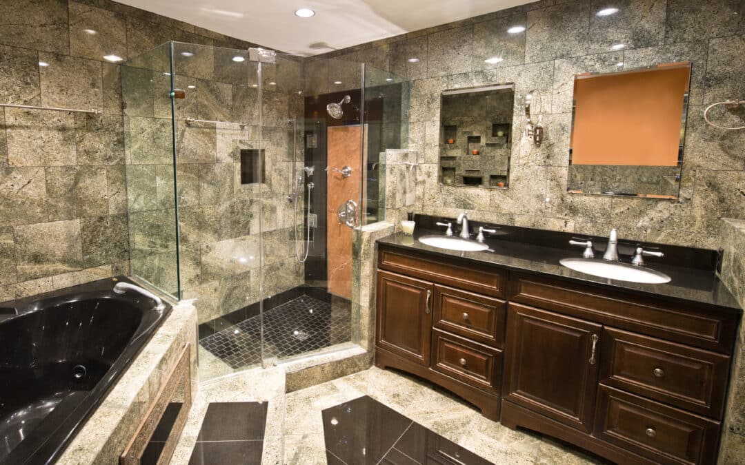 a remodeled bathroom